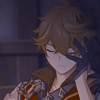 ✨ cdf44f93 Tartaglia Genshin Impact Anime, Videospiel, Charakter, Tartaglia, Genshin Impact whatsapp sticker