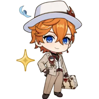 😁 4c354a78 Chibi, Anime, Personage, Digitale kunst, Illustratie telegram sticker