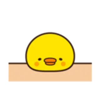 😞 c5958eb7 bebek, kartun, binatang, lucu, kuning, burung whatsapp sticker