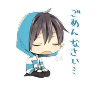 😅 959f44c2 ごめんなさい アニメ, 謝罪, かわいい, 悲しい, 漫画 telegram sticker