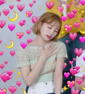 🥰 c07e8a97 ハート, 愛, 愛情, 女性, かわいい, 絵文字 telegram sticker