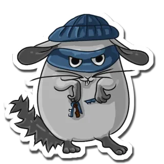 Шиншилла Соня telegram stickers