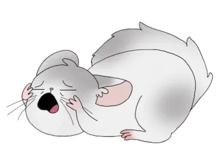 😩 ea0de2b7 仓鼠, 哭, 难过, 动物, 卡通, 伤心 telegram sticker