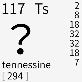 🇹🇼 2ee84b9d 117 Ts
tenessine
[ 294 ] química, tabla periódica, elemento, teneso telegram sticker