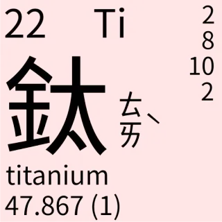 🇹🇼 5a39f322 titanium ciencia, química, titanio, elemento, tabla periódica telegram sticker