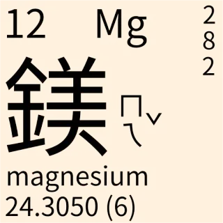 🇹🇼 d4828b9c magnesium ciencia, elemento, tabla periódica, magnesio, química telegram sticker