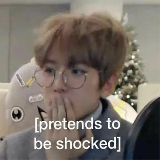 😵 c203c270 pretends to be shocked sốc, meme, giả vờ, hài hước, biểu cảm telegram sticker