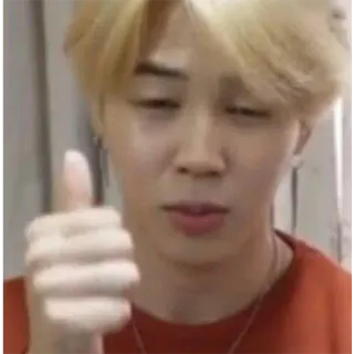 😅 f259777b người, đàn ông, tóc vàng, giơ ngón tay cái, chân dung telegram sticker