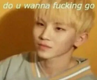 🏃 531dac8a do u wanna fucking go 表情包, 冒犯, 挑战, 愤怒 telegram sticker