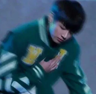 🤚 90db270b 男人, 夹克, 室内, 人, 站立 telegram sticker