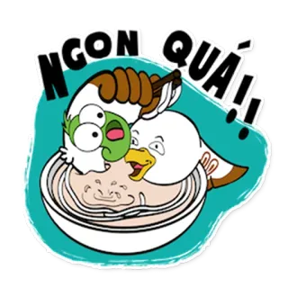😻 8973fb4e NGON QUÁ! Cibo, Vietnamita, Noodles, Carino, Animali, Cartoni animati telegram sticker