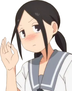 👌 d561b960 อนิเมะ, ผู้หญิง, ท่าทางมือ, สัญลักษณ์โอเค, ตัวละคร telegram sticker