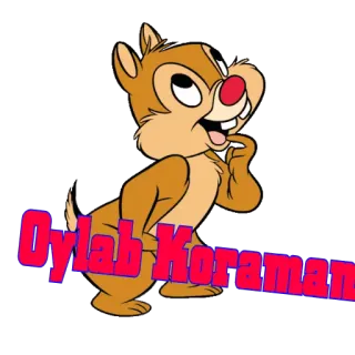 😄 568932ac Oylab Koraman Kreskówka, Postać, Słodkie telegram sticker