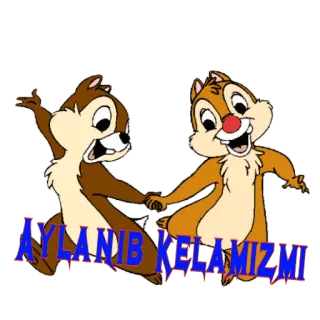 😄 5eb72a92 AYLANIB KELAMIZMI Kreskówka, Wiewiórki, Śmieszne, Animowane telegram sticker