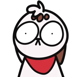 😨 4362ee85 Cartoon, Figur, Sticker, Lustig, Ausdruck, Süß telegram sticker