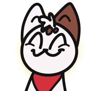 😊 576099f6 Katze, Cartoon, Tier, süß, kawaii telegram sticker
