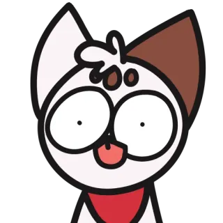 😛 fb4bde84 Cartoon, Katze, Tier, Lustig, Sticker, albern telegram sticker