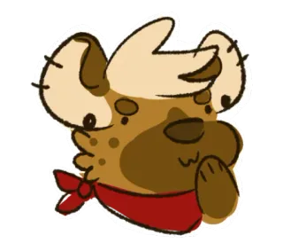 😏 7f6656c5 животное, собака, мультик, милый, пушистый, персонаж telegram sticker