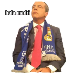 😅 b29fd452 hala madri thể thao, bóng đá, Real Madrid, Hala Madrid telegram sticker