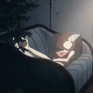 😱 188fd22d アニメ, ソファ, 休憩, アニメーション telegram sticker