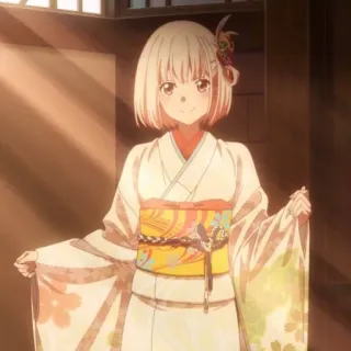 📕 643f3383 Anime, Meisje, Kimono, Japans, Schattig telegram sticker