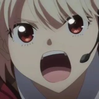 📕 b4e5c4c0 Anime, Personage, Close-up, Schreeuwen telegram sticker