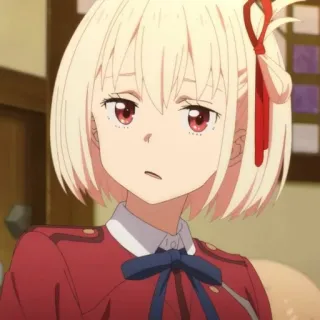 📕 cb3504c7 Chisato Nishikigi Lycoris Recoil Anime, Personage, Chisato Nishikigi, Lycoris Recoil telegram sticker