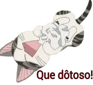 🙂 58044b8f Que dotoso! 猫, かわいい, 愛らしい, 動物, ペット, 子猫 telegram sticker