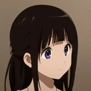 🍶` Chitanda • @stikeranimee whatsapp stickers