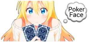Chitoge (Nisekoi) @STIKERFORALL whatsapp stickers