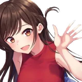 Chizuru Mizuhara @AnimesIndustryCG telegram stickers