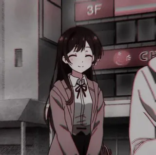 ⛓ fc1f6533 Anime, Mädchen, Charakter, Manga, Lächeln, Kawaii, Süß telegram sticker