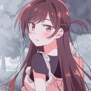 🧐 43ef0cb4 Chizuru Ichinose Rent-A-Girlfriend 애니메이션, 만화, 만화영화, 캐릭터, 여성, 소녀 telegram sticker