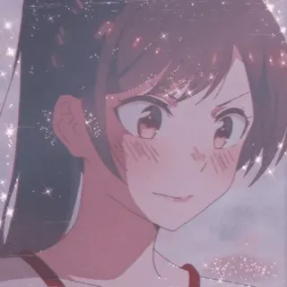 😕 4571838e Chizuru Ichinose Rent-A-Girlfriend 애니메이션, 만화, 소녀, 여자, 이치노세 치즈루, 여친, 빌리겠습니다, 귀여운 telegram sticker