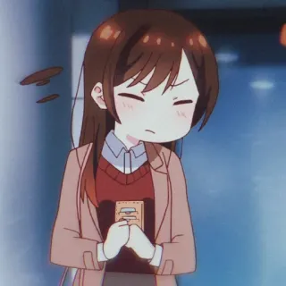 🎭 53a7a758 애니메이션, 여자, 귀여운, 치비, 만화, 만화영화 telegram sticker