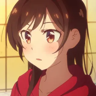 🥥 8dad2fa6 Chizuru Mizuhara Rent-A-Girlfriend 애니메이션, 만화, 미즈하라 치즈루, 렌탈 여친, 귀여운, 캐릭터 telegram sticker