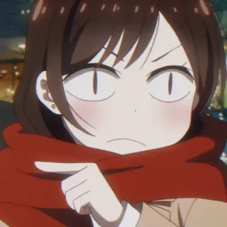 🎭 907120b5 Chizuru Ichinose Rent-A-Girlfriend 애니메이션, 만화, 렌탈 여친, 치즈루, 웃긴, 표정 telegram sticker