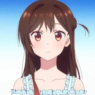 🥥 da9f0760 Chizuru Ichinose Rent-A-Girlfriend 애니메이션, 만화, 이치노세 치즈루, 여친, 빌리겠습니다, 만화영화 telegram sticker