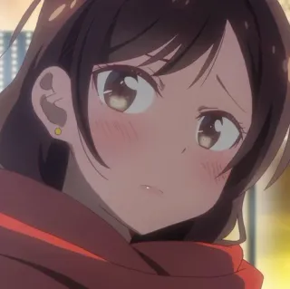 🥥 e5b976a3 Chizuru Ichinose Rent-A-Girlfriend 애니메이션, 소녀, 이치노세 치즈루, 여친, 빌리겠습니다 telegram sticker