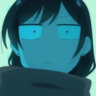 😐 e96a0e52 애니메이션, 표정, 만화, 인물사진 telegram sticker