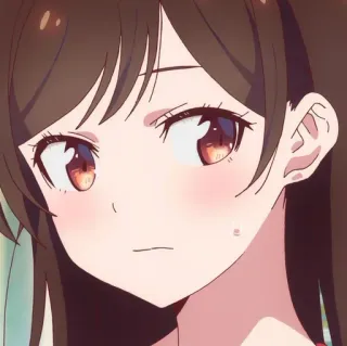 🥥 f0f1621b Chizuru Ichinose Rent-A-Girlfriend 애니메이션, 만화, 소녀, 이치노세 치즈루, 여친, 빌리겠습니다 telegram sticker