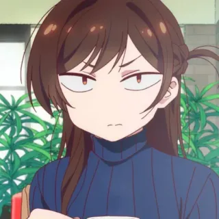 🍓 07cbeebc 애니메이션, 만화, 여자, 짜증, 캐릭터 telegram sticker