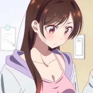 🍓 6c02a6bc Chizuru Ichinose Rent-A-Girlfriend 애니메이션, 만화, 캐릭터, 치즈루, 렌탈여친 telegram sticker