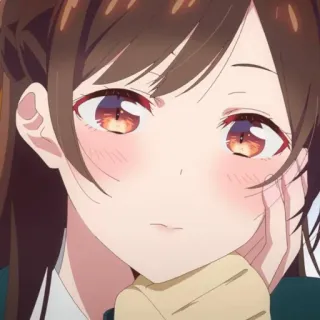 🍓 6dfc1f64 애니메이션 여자, 만화, 인물 사진, 귀여운, 애니메이션 telegram sticker