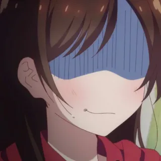 🍓 7455daf6 Chizuru Ichinose Rent-A-Girlfriend 애니메이션, 여친, 빌리겠습니다, 치즈루, 당황, 애니 여자, 만화, 캐릭터 telegram sticker