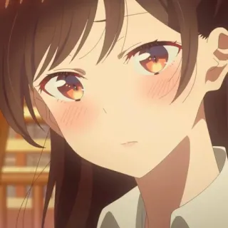 🍓 745a59fd Chizuru Mizuhara Rent-A-Girlfriend 애니메이션, 여자, 치즈루, 미즈하라, 렌탈여친, 만화, 귀여운 telegram sticker