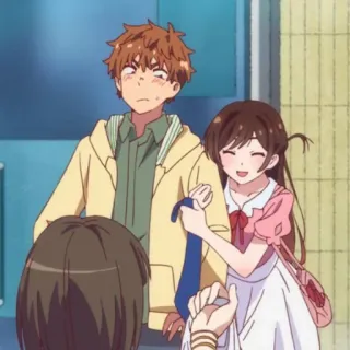 🍓 944eb6ff 애니메이션, 커플, 로맨스, 만화, 캐릭터 telegram sticker