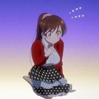 🍓 9f77cca8 Mizuhara Chizuru Rent-A-Girlfriend 애니메이션, 여자, 귀여운, 치즈루, 미즈하라, 렌탈 여친 telegram sticker