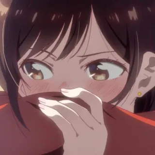 🍓 a9fb90d2 Chizuru Ichinose Rent-A-Girlfriend 애니메이션, 소녀, 치즈루, 이치노세, 여친, 빌리겠습니다, 귀여운 telegram sticker