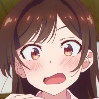 🍓 cf2344de Chizuru Ichinose Rent-A-Girlfriend 애니메이션, 만화, 치즈루, 렌탈 여친, 귀여운, 만화 telegram sticker